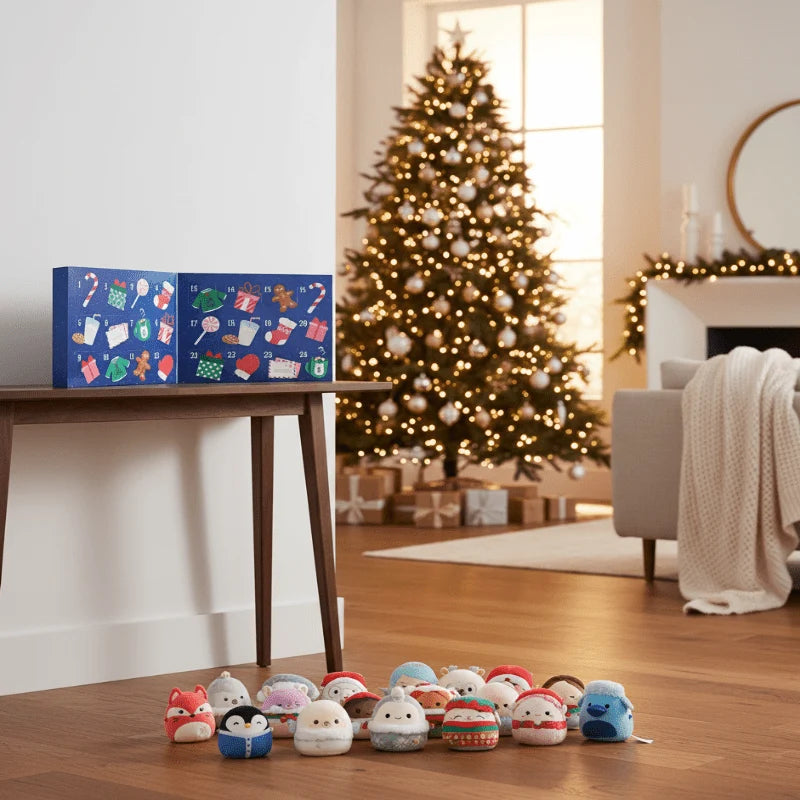 Advent Calendar 24 Collectible Mini Figures Christmas Countdown