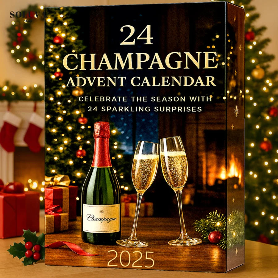 Advent Calendar 24-Day Decorative Mini Bottles