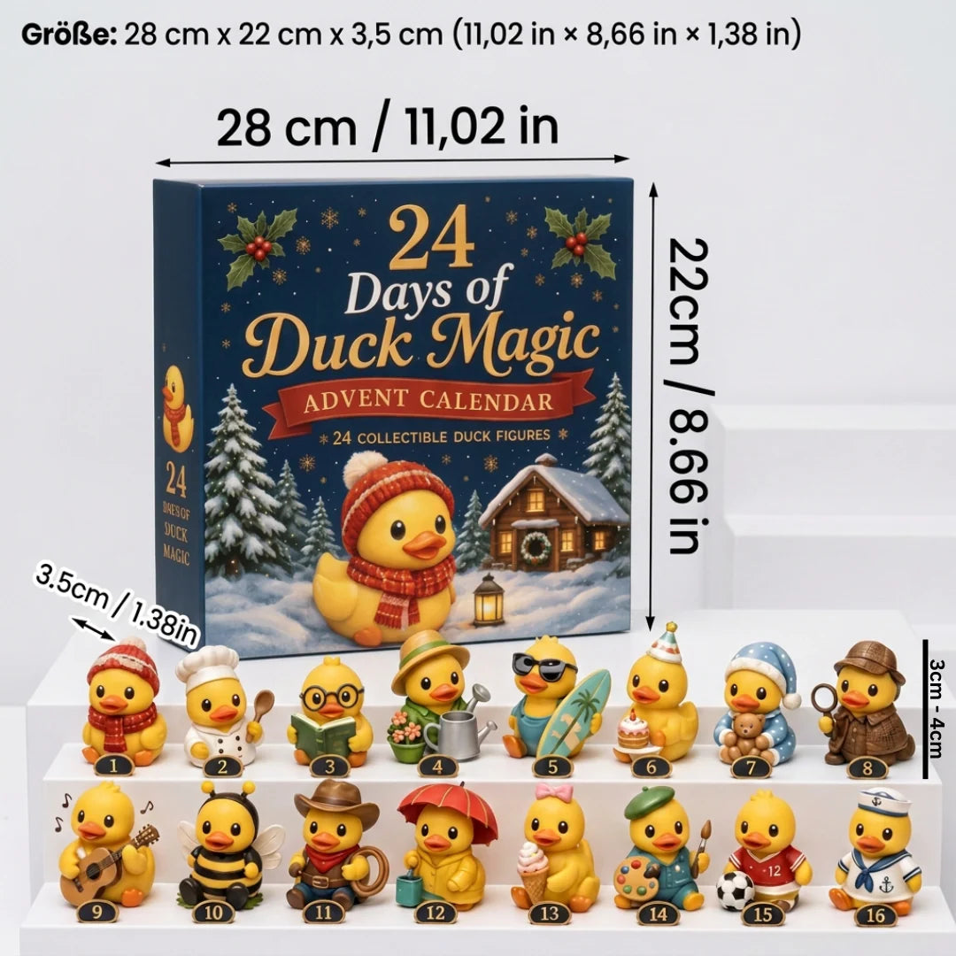 Advent Calendar 24-Day Duck Mini Figures