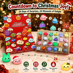 Advent Calendar 24 Soft TPR Squeeze Figures