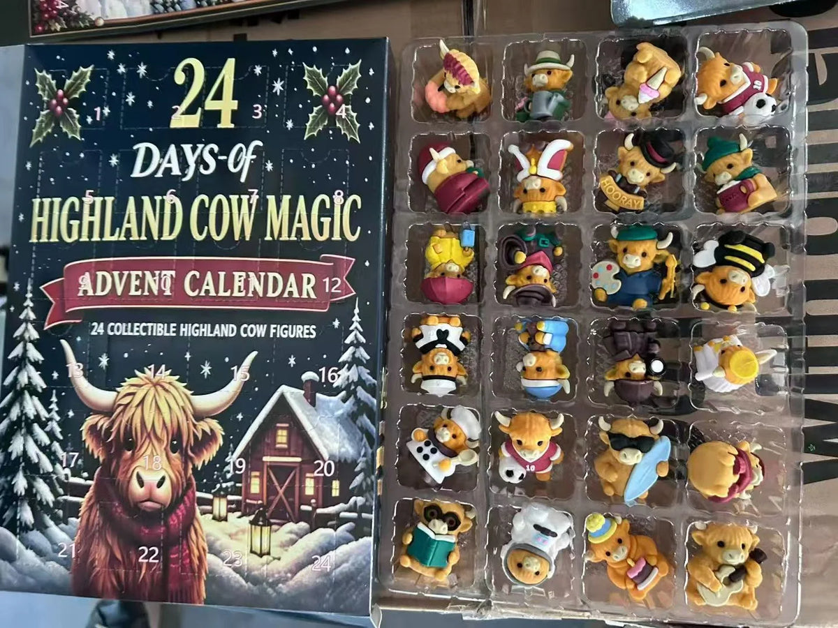 Advent Calendar 24 Soft TPR Squeeze Figures