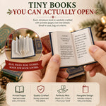 Advent Calendar 25 Mini Books Hanging Christmas Decorations