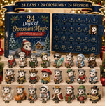 Advent Calendar Acrylic Animal Design Compact Display