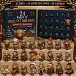 Advent Calendar Acrylic Animal Design Compact Display
