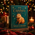 Advent Calendar Capybara 24 Daily Surprises Collectible PVC