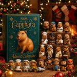 Advent Calendar Capybara 24 Daily Surprises Collectible PVC