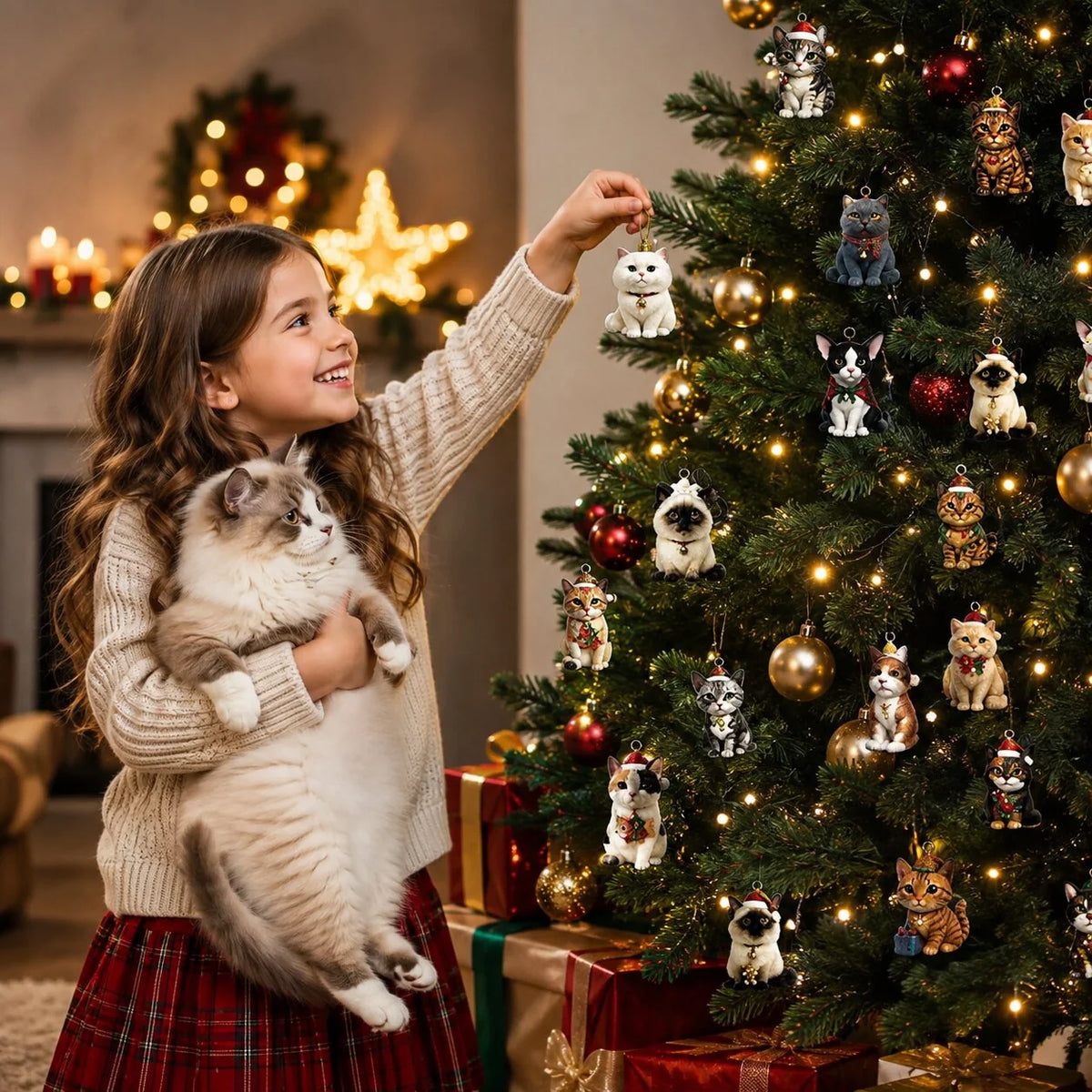 Advent Calendar Cat Figurines Set of 24