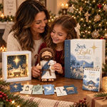 Advent Calendar Christian 24-Day Illuminated Nativity Scene