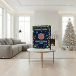 Advent Calendar Christmas 25 Compartments Freestanding Reusable Cardboard