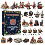 Advent Calendar Christmas 25 Compartments Freestanding Reusable Cardboard
