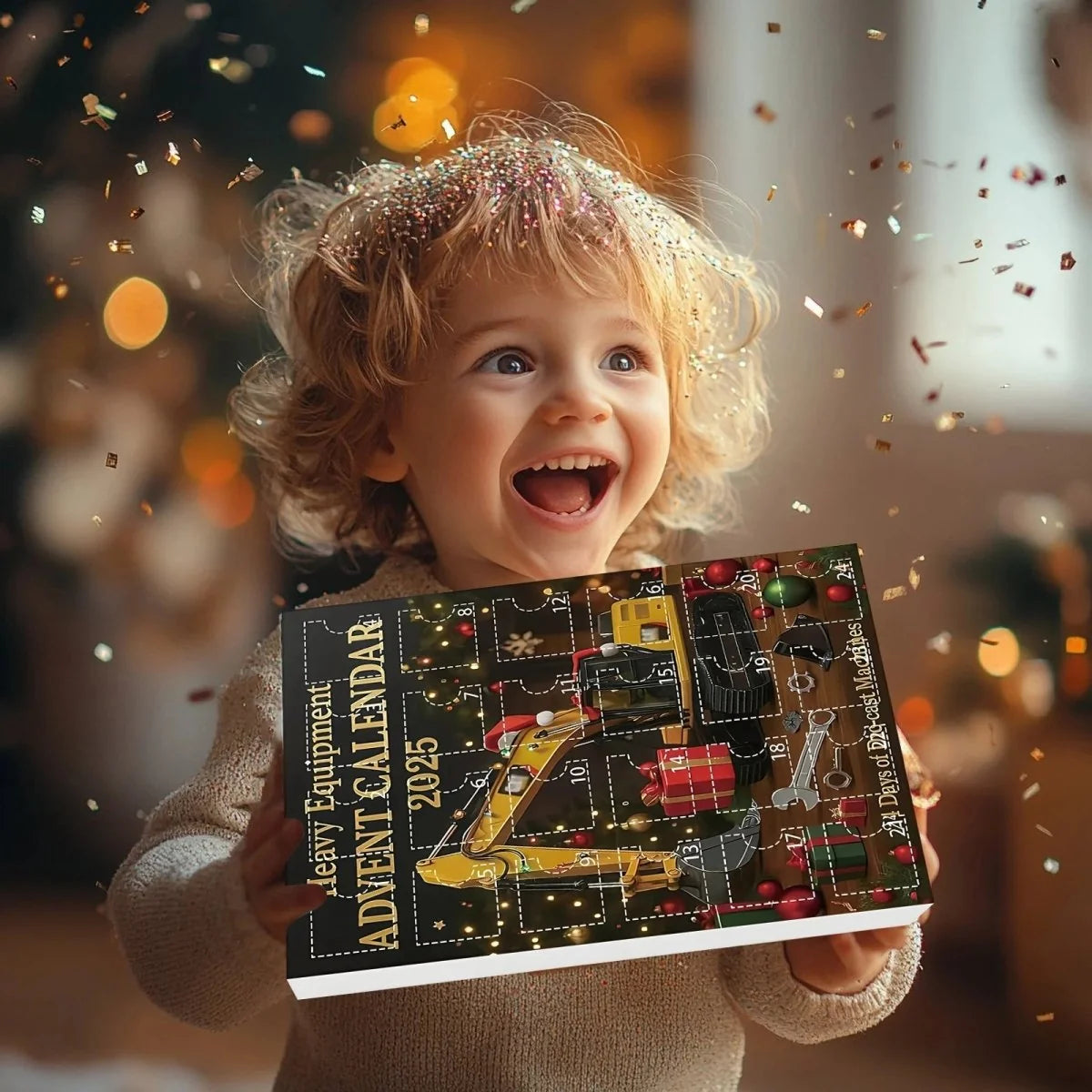 Advent Calendar Construction Vehicles 24 Toy Surprises