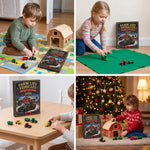 Advent Calendar Farm Vehicle Play Set 24 Days