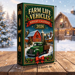 Advent Calendar Farm Vehicle Play Set 24 Days