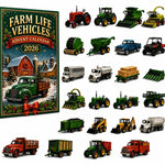 Advent Calendar Farm Vehicle Play Set 24 Days