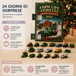 Advent Calendar Farm Vehicles 24-Day Christmas Countdown