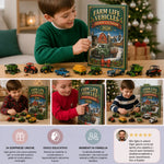 Advent Calendar Farm Vehicles 24-Day Christmas Countdown
