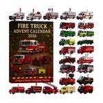 Advent Calendar Fire Truck Theme 24 Toy Vehicles