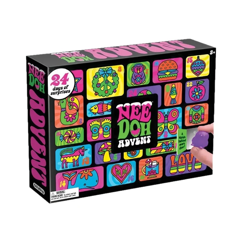 Advent Calendar Gift Box With TPR Squeeze Toys