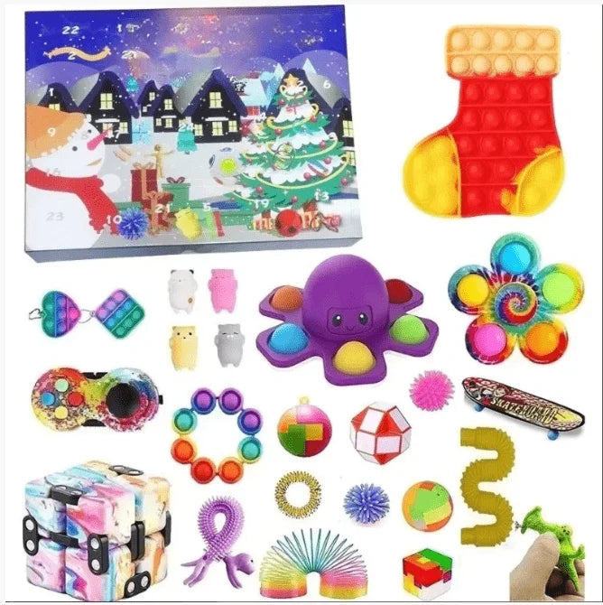 Advent Calendar Kids' Sensory Toys Christmas-Themed