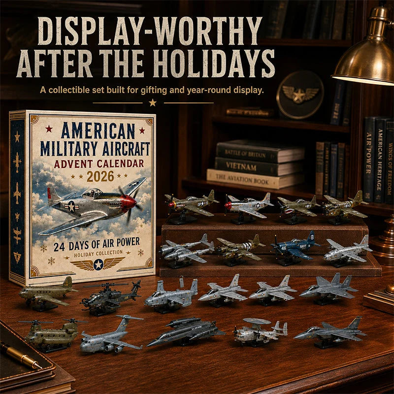 Advent Calendar Military Aircraft 24 Miniature Models