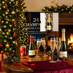 Advent Calendar Miniature Bottle Ornaments 24-Day Countdown