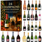 Advent Calendar Miniature Bottle Ornaments 24-Day Countdown