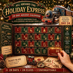 Advent Calendar Mystery Puzzle 24 Daily Clues Screen-Free