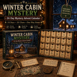 Advent Calendar Mystery Puzzle 24 Daily Clues Screen-Free
