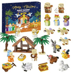 Advent Calendar Nativity Scene 24 Miniature Figures