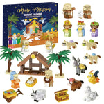 Advent Calendar Nativity Scene 24 Miniature Figures