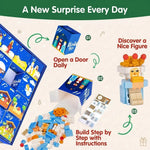 Advent Calendar Nativity Scene Building Bricks 24 Kits