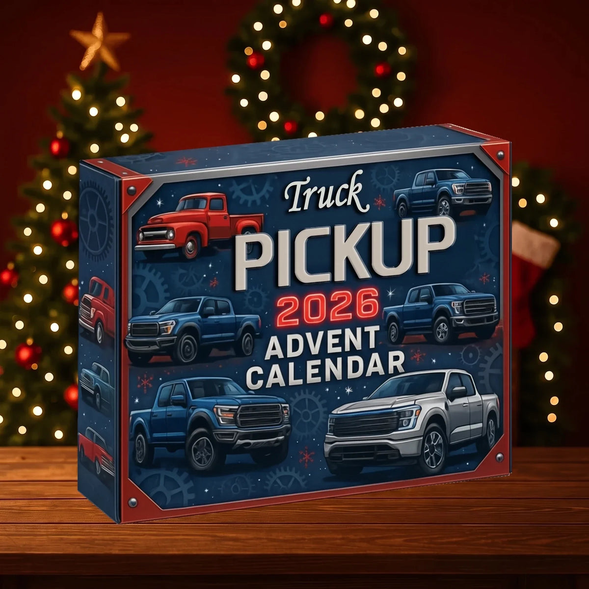 Advent Calendar Pickup Trucks 24 Miniature Collectible Models