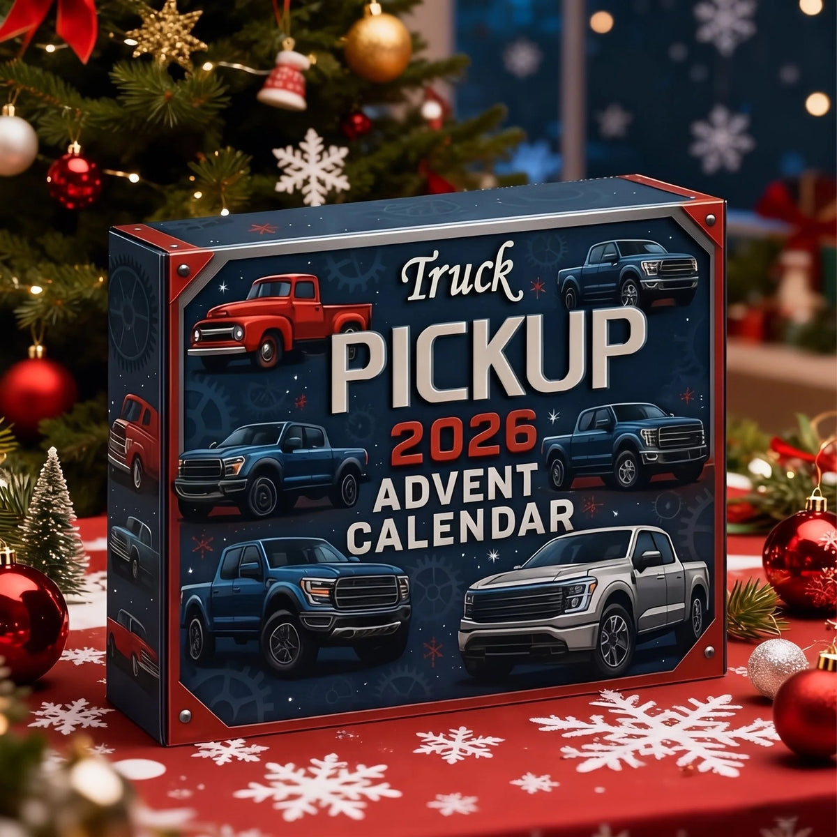 Advent Calendar Pickup Trucks 24 Miniature Collectible Models
