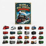 Advent Calendar Railway Ornaments Set of 24