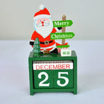 Advent Calendar Wooden Snowman 24 Compartments
