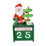 Advent Calendar Wooden Snowman Design 24 Compartments