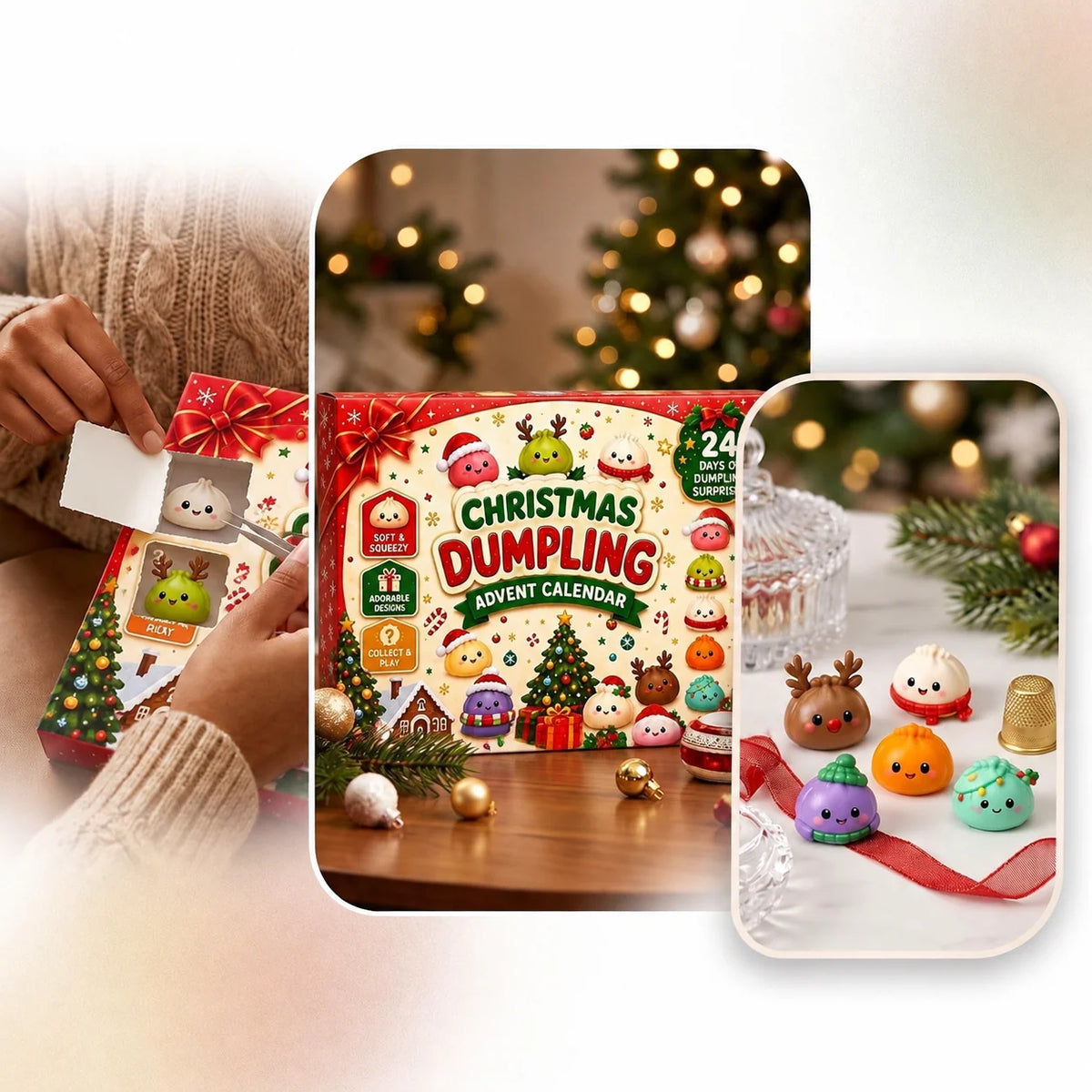 Advent Calendar for Kids 24 Squishy Toy Surprises
