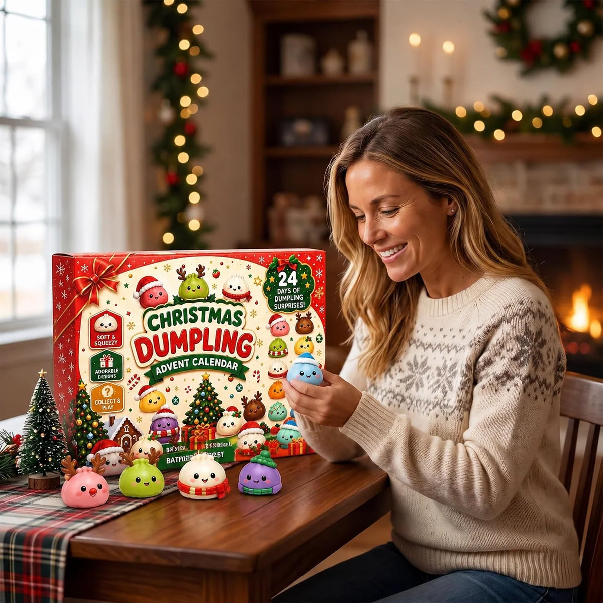 Advent Calendar for Kids 24 Squishy Toy Surprises