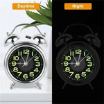 Alarm Clock Twin-Bell Extra-Loud Silent Quartz Movement