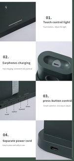 Alarm Clock Wireless Charging Night Light