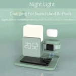 Alarm Clock Wireless Charging Night Light