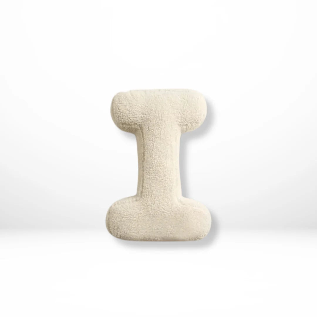 Alphabet Letter Pillow Soft Velvet Personalized Decor