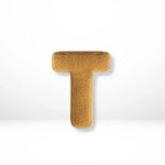 Alphabet Throw Pillow Velvet-Style Personalized Letter Cushion