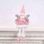 Angel Figurine Handmade Textile Shelf & Mantel Six Colors