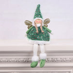 Angel Figurine Handmade Textile Shelf & Mantel Six Colors
