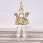 Angel Figurine Handmade Textile Shelf & Mantel Six Colors