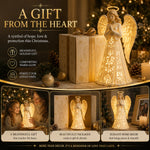 Angel Light Warm LED Praying Figure