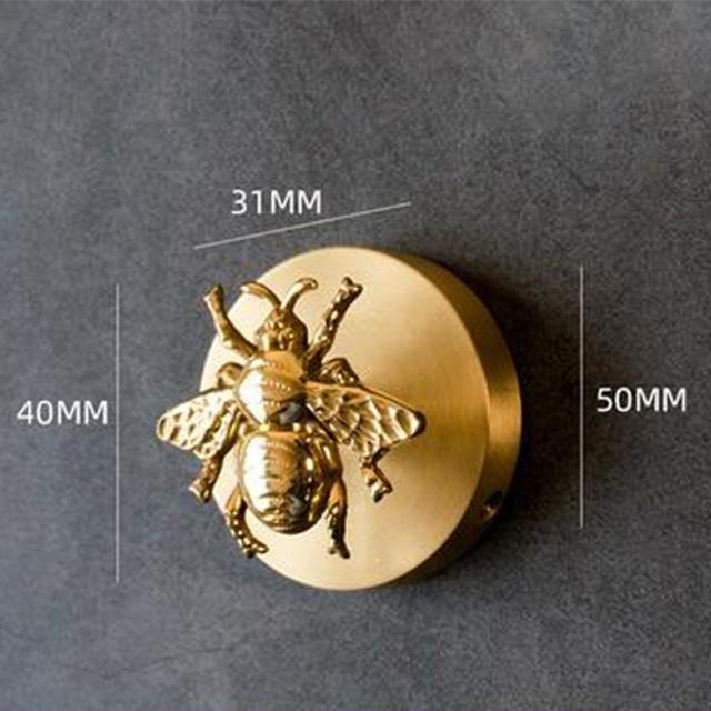 Animal Coat Hook Solid Brass Polished Gold Finish