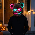 Animal Costume Mask Glowing LED Three Lighting Modes