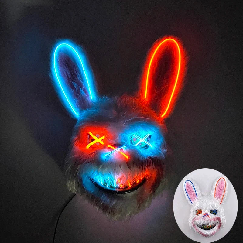 Animal Costume Mask Glowing LED Three Lighting Modes